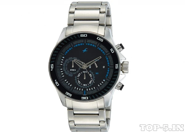 Fastrack Chrono Analog Black Dial Men's Watch - NK3072SM03
