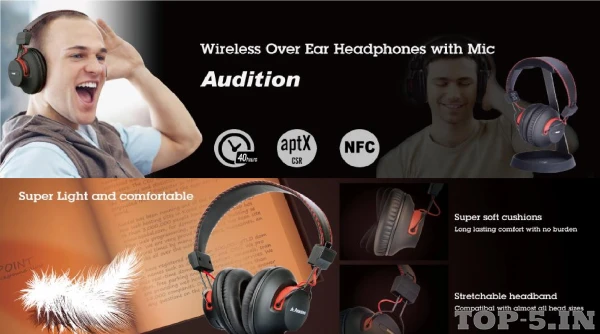 Avantree Audition Wireless Bluetooth Headphones