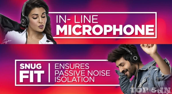 Boat BassHeads 900 Headphone with Mic