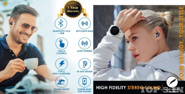 WeCool Moonwalk Plus True Wireless Earbuds