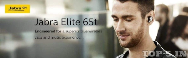 Jabra Elite 65t True Wireless Bluetooth Headset with Mic
