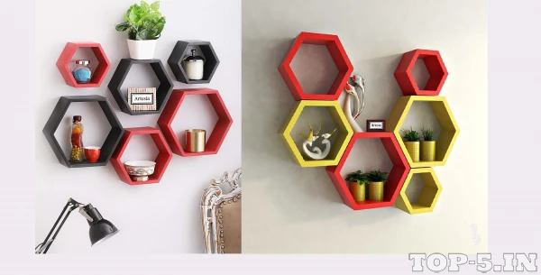 Artesia Wooden Wall Shelf