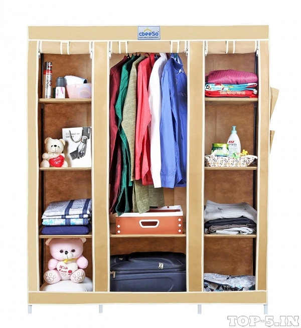 CbeeSo Metal Frame Wardrobe