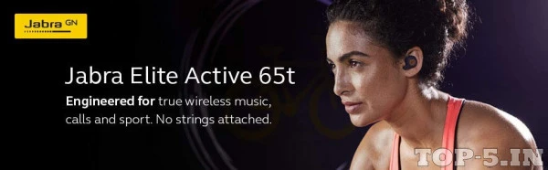 Jabra Elite Active 65t True Wireless Sports Earbuds