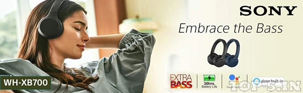 Sony WH-XB700 Wireless Extra Bass Headphones