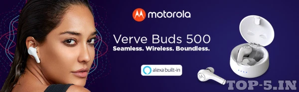 Motorola Verve Buds 500 True Wireless Earbuds with Alexa
