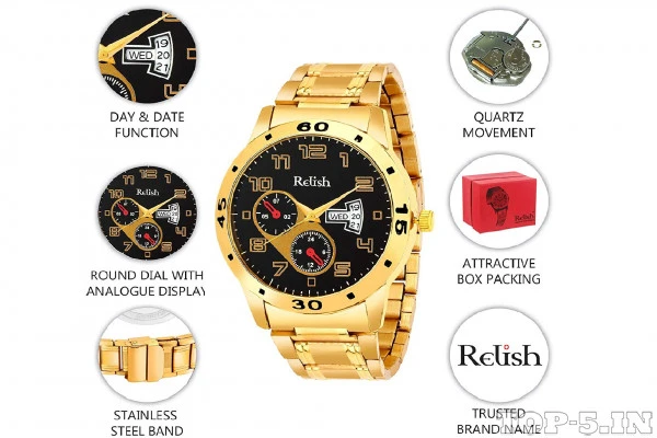 Relish Analogue Men's & Boy's Watch (RE-BB1014DD)