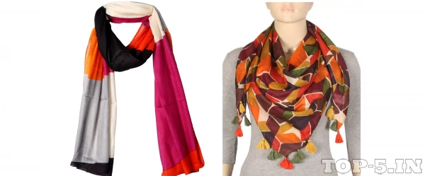 True Fashion Solid Cotton Viscose Blend Women Scarf