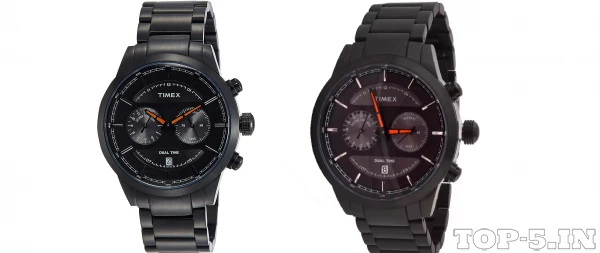 Timex Chronograph Black Dial Men's Watch