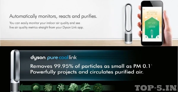 Dyson Pure Cool Link Tower Air Purifier, TP03