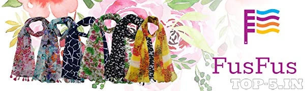 FusFus Women Printed Trendy Stoles