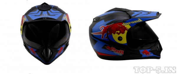 O2 Onroad Motorbike Helmet