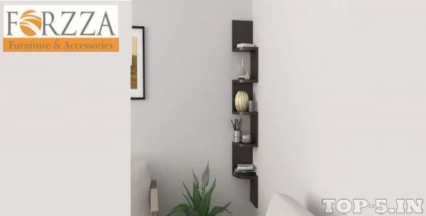 Forzza Vincent Corner Wall Shelf