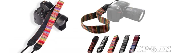 SYGA Multi Coloured DSLR Camera Strap