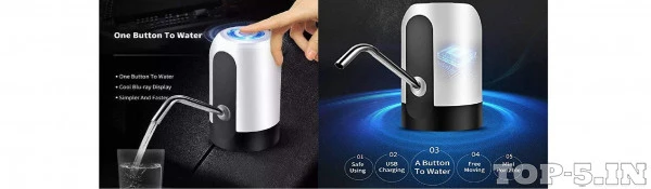 Frabble8 Automatic Wireless Water Can Dispenser Pump