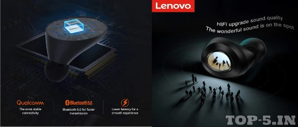 Lenovo HT10 True Wireless Earbuds