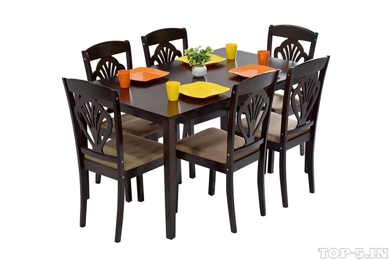 DeckUp Vivanta Six Seater Dining Table Set