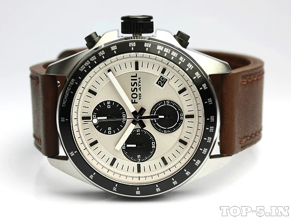 Fossil Chronograph White Dial Men's Watch - CH2882